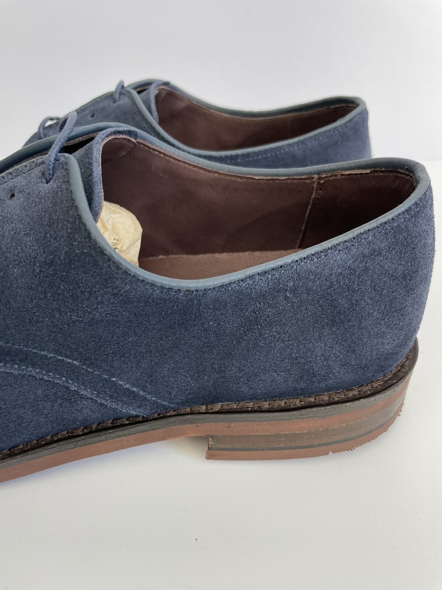 OZWNRT ブーファン　BoophamneMan TheCaudexMan Paul Parkman Navy Genuine Ostrich Leg Bicycle Toe Oxfords