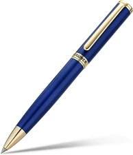 BEILUNER Blue Lacquer Gel Pen - Stunning Luxury Pen with 24K Gold Finish, ADMOK