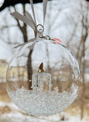 SWAROVSKI CHRISTMAS 2023 ANNUAL BALL ORNAMENT With Tree #5658439