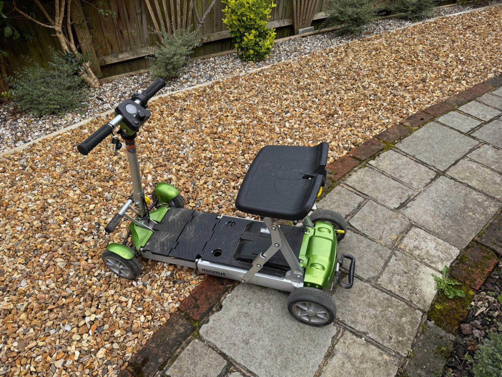 Minimus lightweight folding mobility scooter colour lime eBay