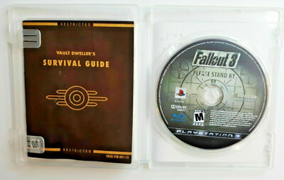 Fallout 3 Sony PS3 PlayStation 3 Complete CIB Video Gaming Games *