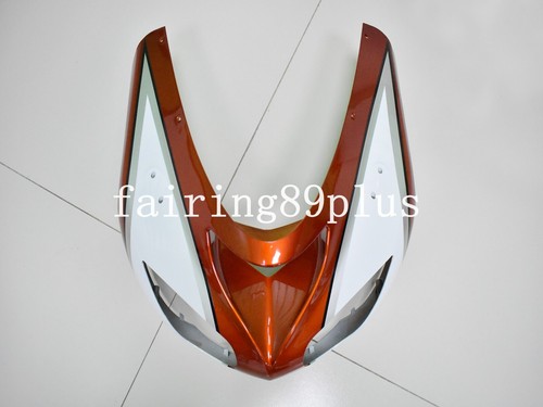 Burnt Orange White Gray ABS Injection Fairing Kit Fit for 2006 07 Ninja ZX10R - Picture 7 of 8