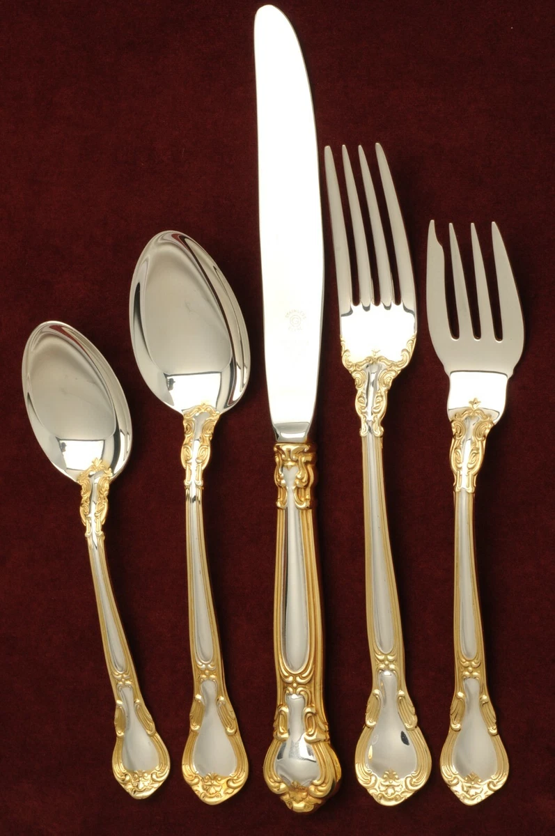 Gorham chantilly sterling silver 5 piece place setting clearance