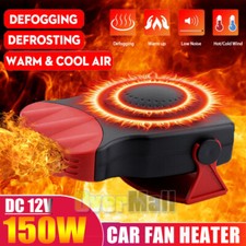 Portable Electric Car Heater 12V 150W Heating Fan Defogger Defroster Demister A 