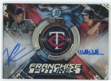 MATT WALLNER Auto 2019 Bowman Chrome Draft DUAL AUTOGRAPH