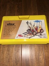 Vintage Toy meccano style delta-X steel construction kit D-100J With Plastic Cas