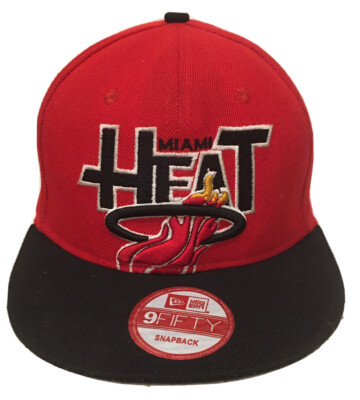 New Era Hardwood Classics NBA Miami Heat Basketball SnapBack Hat