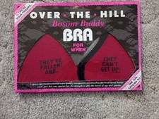 Laid Back Over the Hill Bosom Buddy Bra. Party Gag Gift