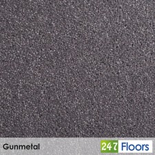 Gunmetal Hampstead 50oz Carpet by Cormar 10mm Wool Mix Twist Pile Actionback
