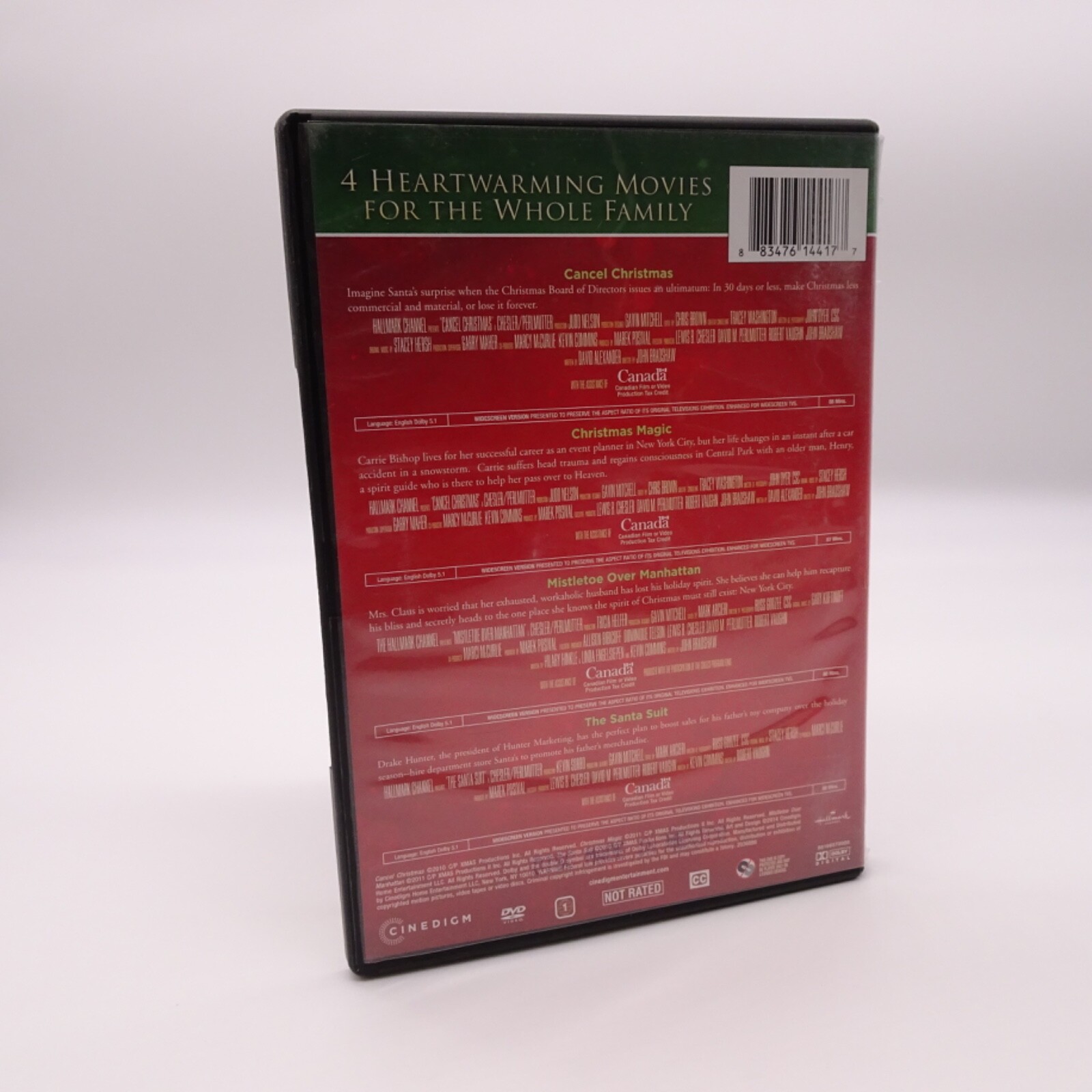 Hallmark Holiday Collection Movie 4 Pack (DVD, 2011, 2 Disc Set ...