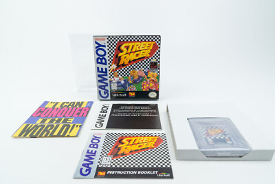 Nintendo Game Boy *Street Racer* OVP CiB Anleitung Poster ASRE-USA