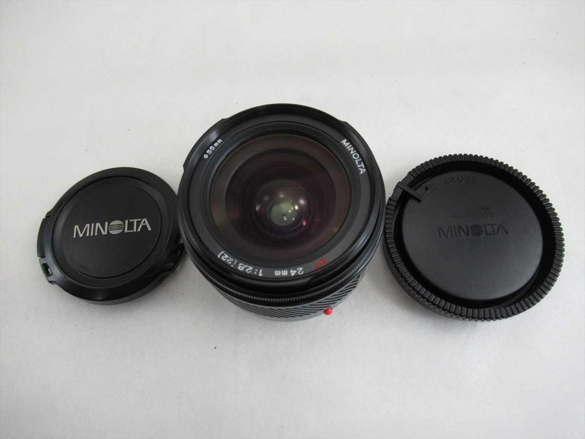 MINOLTA ミノルタ AF 24mm F2.8(22) MINOLTA AF 24mm F/2.8 22 Wide Angle AF Lens from Japan (f03482) | eBay