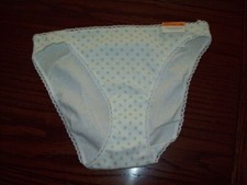 NWT CHARTER CLUB 100 COTTON BIKINI PANTIES GEO FLOWER 100143981 S