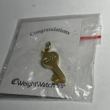 NEW WW Weight Watchers STAR Goal Charm Award for Key Chain Celebration Loss Gold