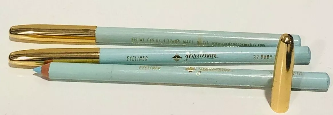 Jordana Kohl Kajal Eyeliner Pencl 5 32 BABY BLUE MADE IN USA 3 PENCILS