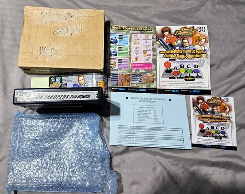 Authentic Neo Geo MVS Shock Troopers 2nd Squad kit Matching SERIALS
