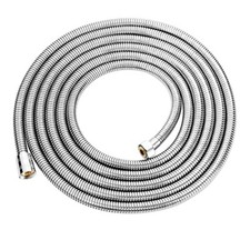 Extra Long Shower Hose 5m(196"), Metal Stainless Steel Shower Pipe, Anti-Kink