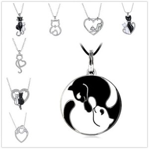 SILVER PLATED CAT BUTTERFLY KISSES LOCKET