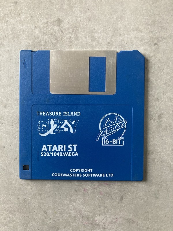 Treasure Island Dizzy For Atari ST. Game Only. Tested