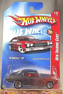 2008 Hot Wheels #91 Web Trading Cars 15/24 '70 CHEVELLE SS