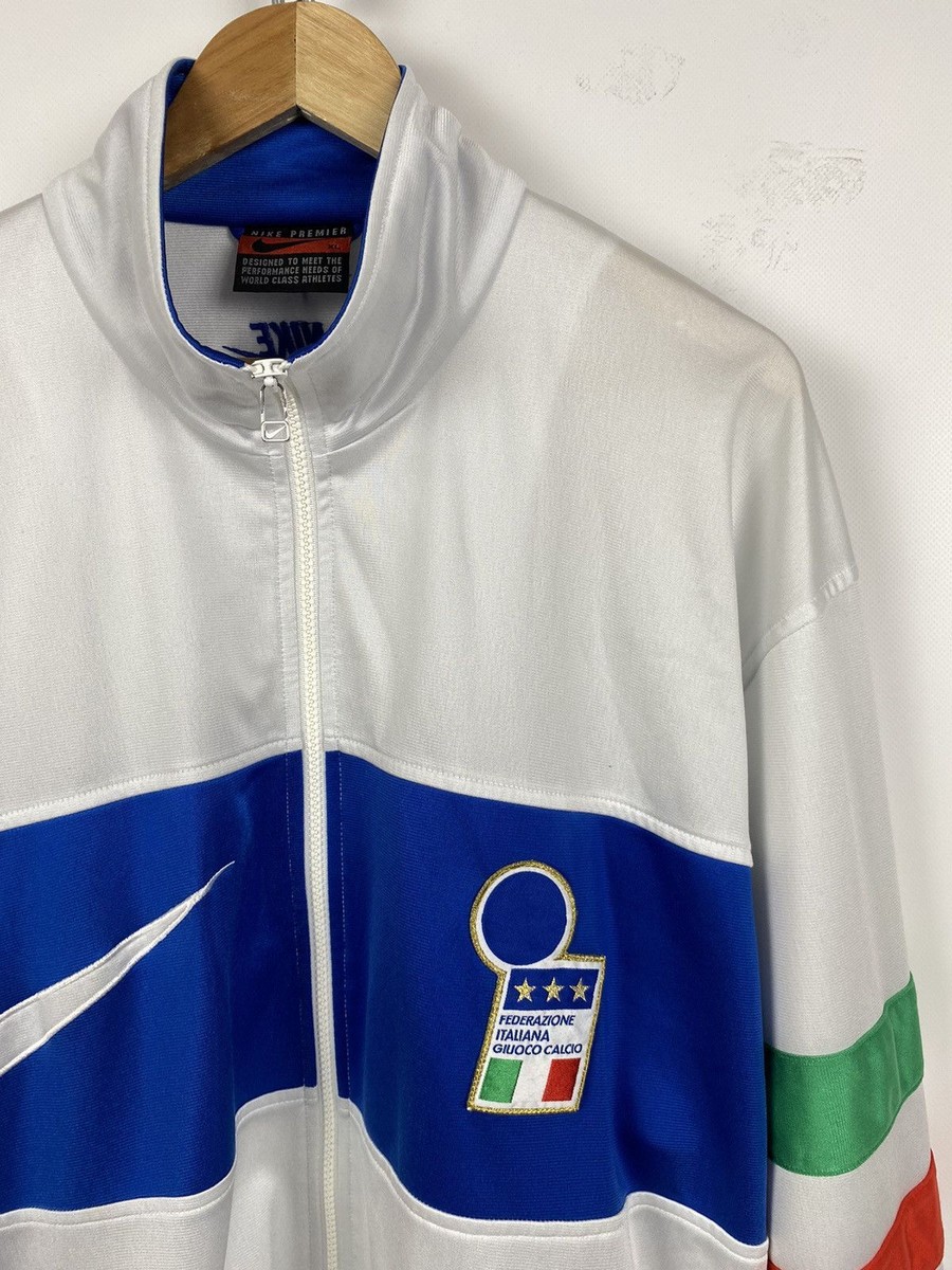 Men's 1996/97 Vintage Nike Team Italy Track Top Jacket Size XL | eBay