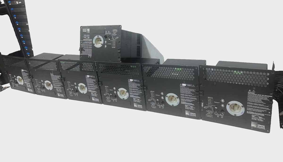 Meyer Sound MP-4 4CH 2480W Amps For MTS-4A Speakers #6724 (one
