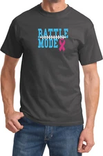 Buy Cool Shirts Breast Cancer T-shirt Battle Mode Tee
