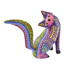 Alebrije Cat | Oaxacan Wood Carving | MagiaMexica