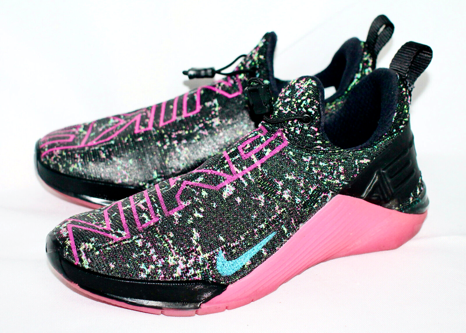 SAOLA NIKE React Metcon AMP scarpa sportiva uomo taglia 6 5 nero blu furia rosa fuoco