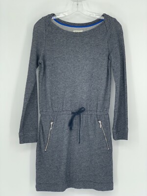 grey drawstring dress Plus Size Tracie Hoodie Mini Dress