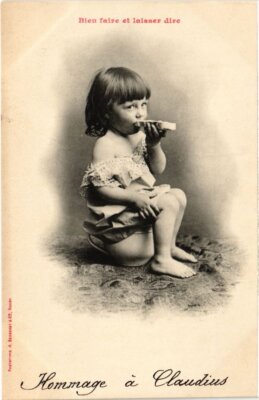 Old postcard AK Bien Faire et Laisser Dire BEGERET (1321160)