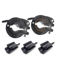 Barbell Clamps 1 Inch - 2 PCS Adjustable Barbell Clips Quick Release Locking ...