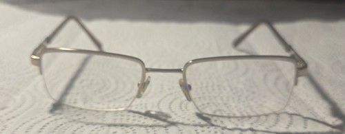 Authentic Versace DV731 Designer Eyeglasses 52-18-140 Gold Semi Rimless Frames 