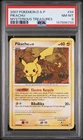 2007 POKEMON DIAMOND & PEARL MYSTERIOUS TREASURES #94 PIKACHU PSA 8