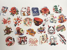 Japanese Traditional Culture Stickers 50 pieces