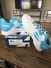 Babolat SFX3 All Court Womens Size 9 Scuba Blue Tennis Shoes Brand New