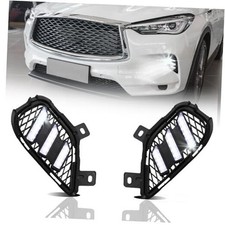 Upgrade full LED Driver and Passenger DRL Turn Signal Light Front Bumper Fog