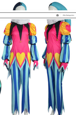 Anime Helluva Boss Fizzarolli Clown Cosplay Costume Halloween Anime Hazbin Hotel