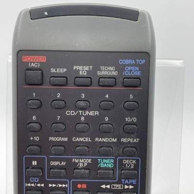 Panasonic RAK-RX316W Remote Control for RX-DT707 CD Radio Cassette