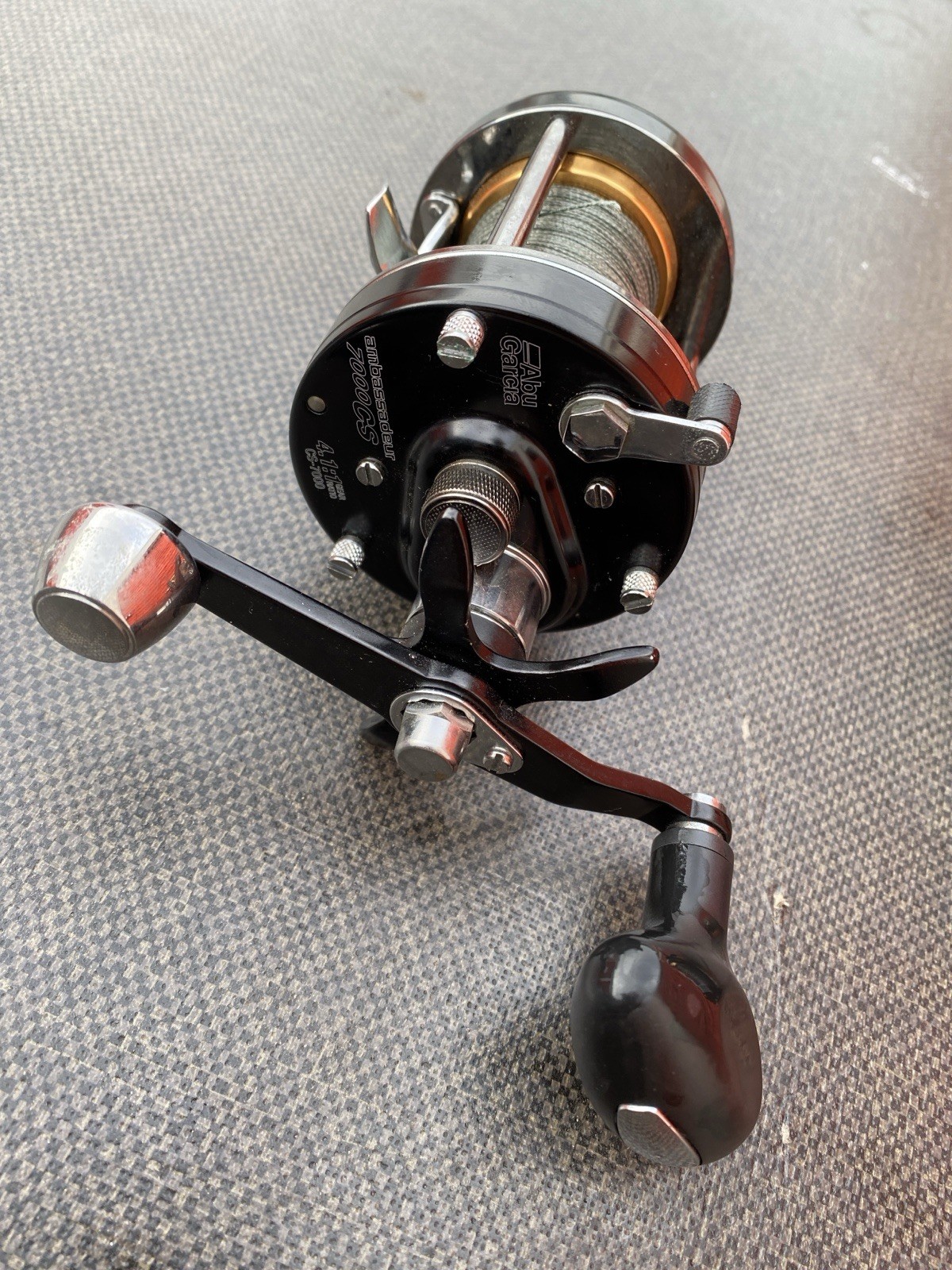 Abu Garcia Ambassadeur CS-7000 Sweden 4.1:1 Gear Ratio Black