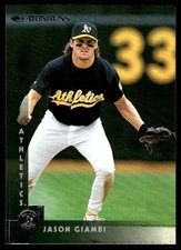 Jason Giambi 1997 Donruss #47 Athletics MLB READ FREE SHIPPING AutographDen