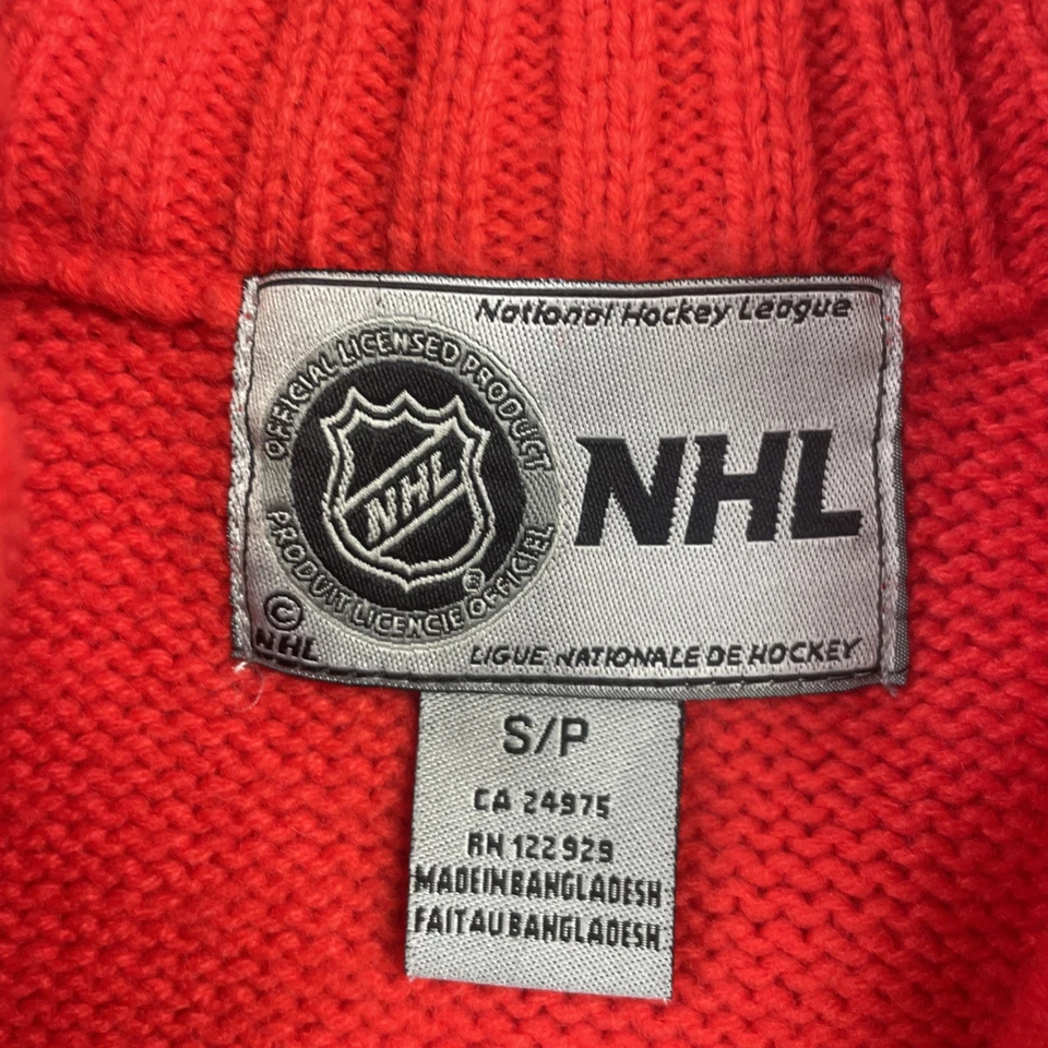 Ottawa Senators 1/4 Zip Pullover Sweater Size Small Red NHL - Image 3 of 4