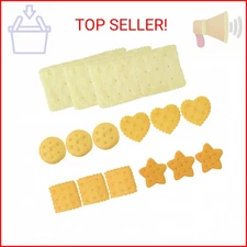 Honbay 15PCS Fake Cookies Artificial Biscuits Simulation Realistic Dessert Crack