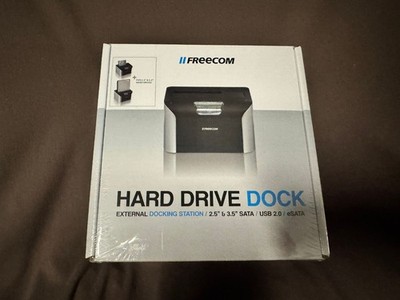 Freecom HDD Docking Station 2.5/3.5 SATA   USB 2.0 & eSATA, neu/OVP (ohne HDD)