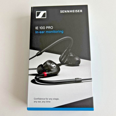 Sennheiser IE 100 PRO schwarz kabelgebundene In-Ear Monitor Kopfhörer IEM abn...