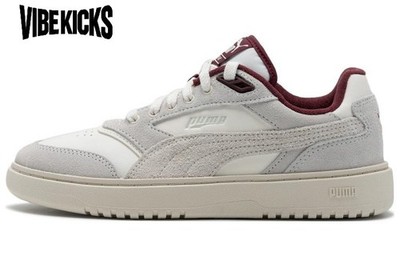 Puma Doublecourt Premium 'Warm White Dark Jasper' 393283-01 Men New