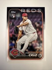 2024 Topps Update #US308 Fernando Cruz Cincinnati Reds Rookie Card RC. rookie card picture