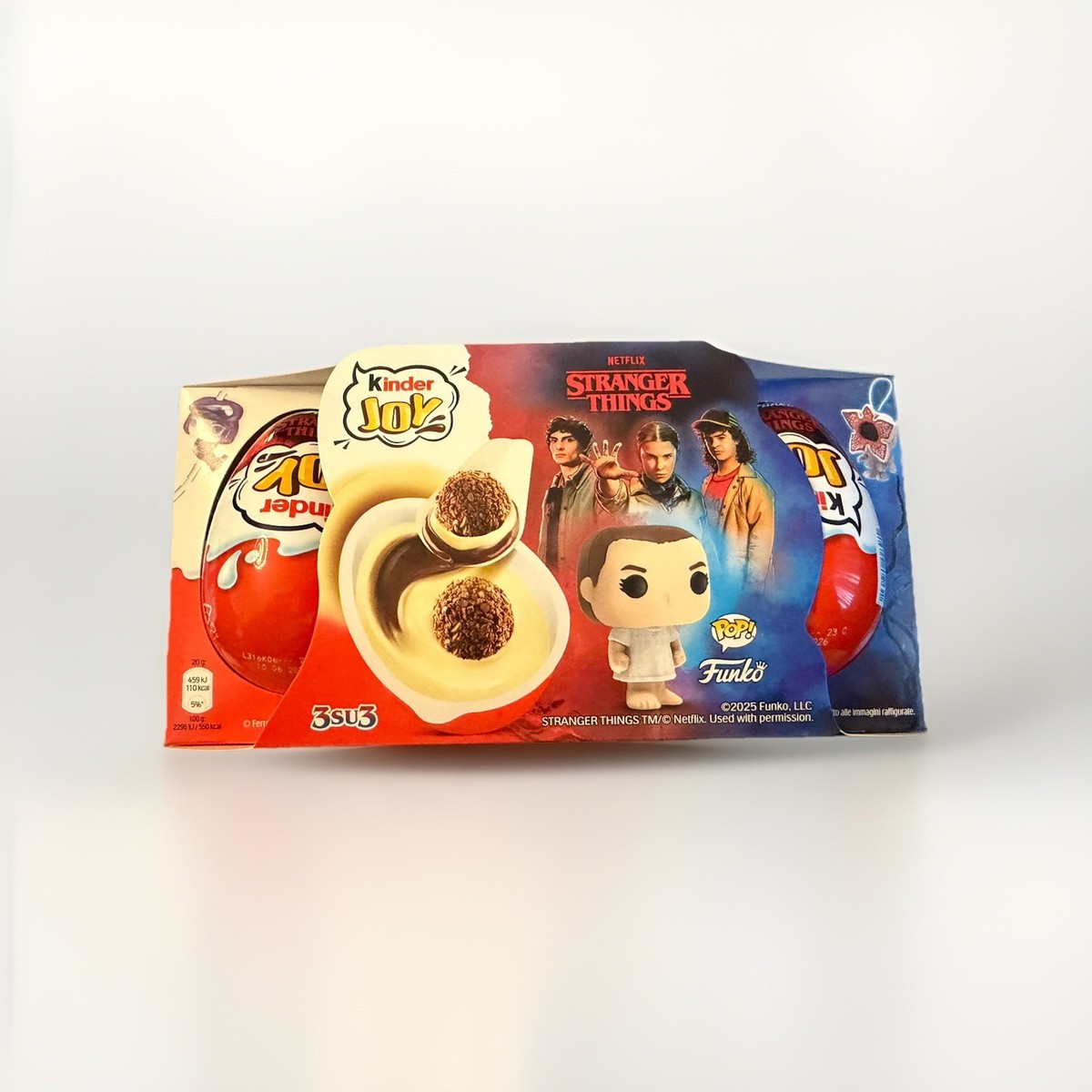 ストレンジャー・シングス キンダージョイ 3個セット Funko × 2 NEW Unopened 3-Pack Kinder Joy Surprise Funko Pop 