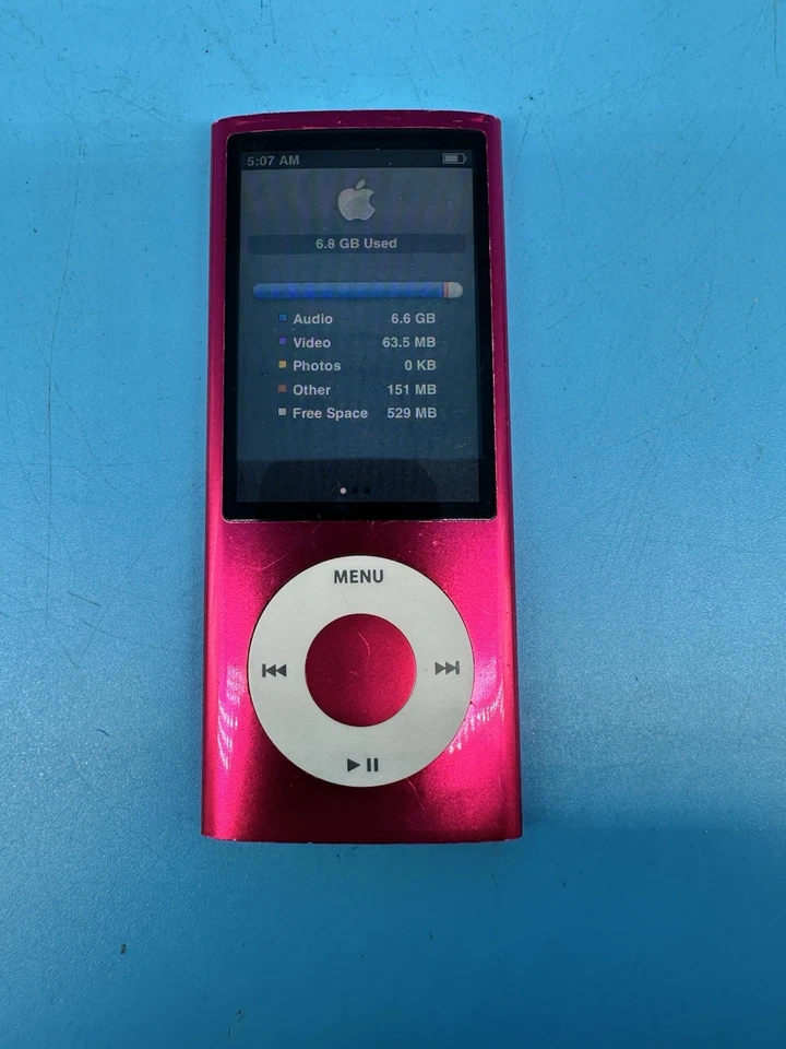 Apple iPod Nano A1320 5th Generation MP3 Media Player, Pink - Tested - Image 4 of 4