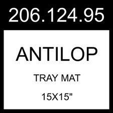 IKEA ANTILOP Tray Mat Gray 15x15" 206.124.95